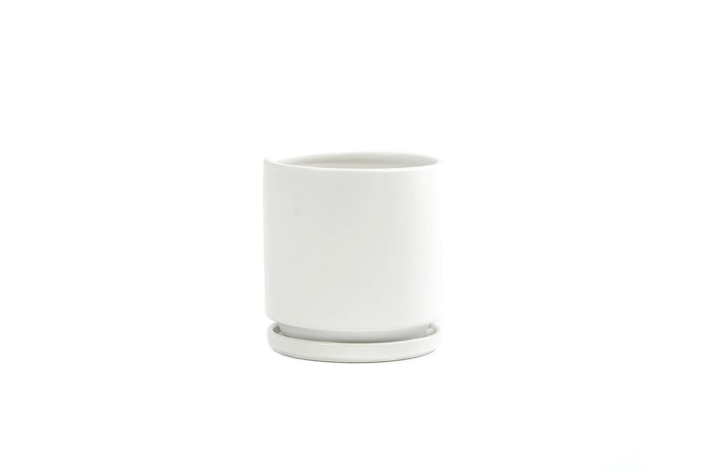 White Cylinder 6 Inch